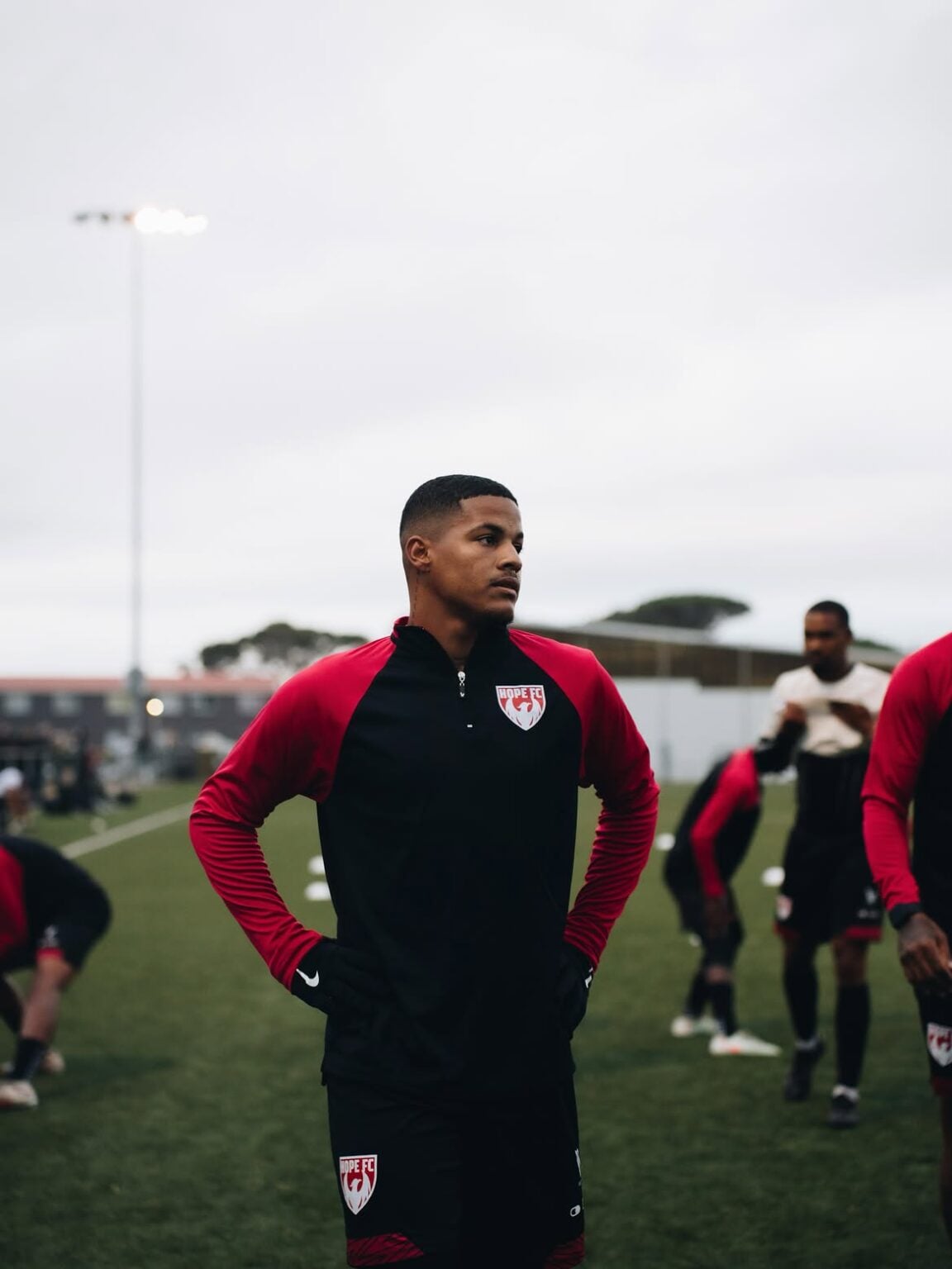 Liam April played an important role in Hope FC's promotion