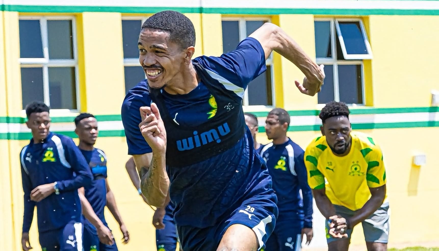 Mamelodi Sundowns training ahead of Wiliete match