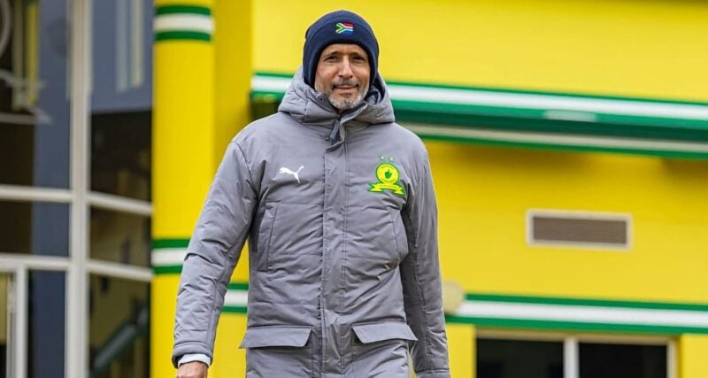 Miguel Cardoso at training before MTN8 final