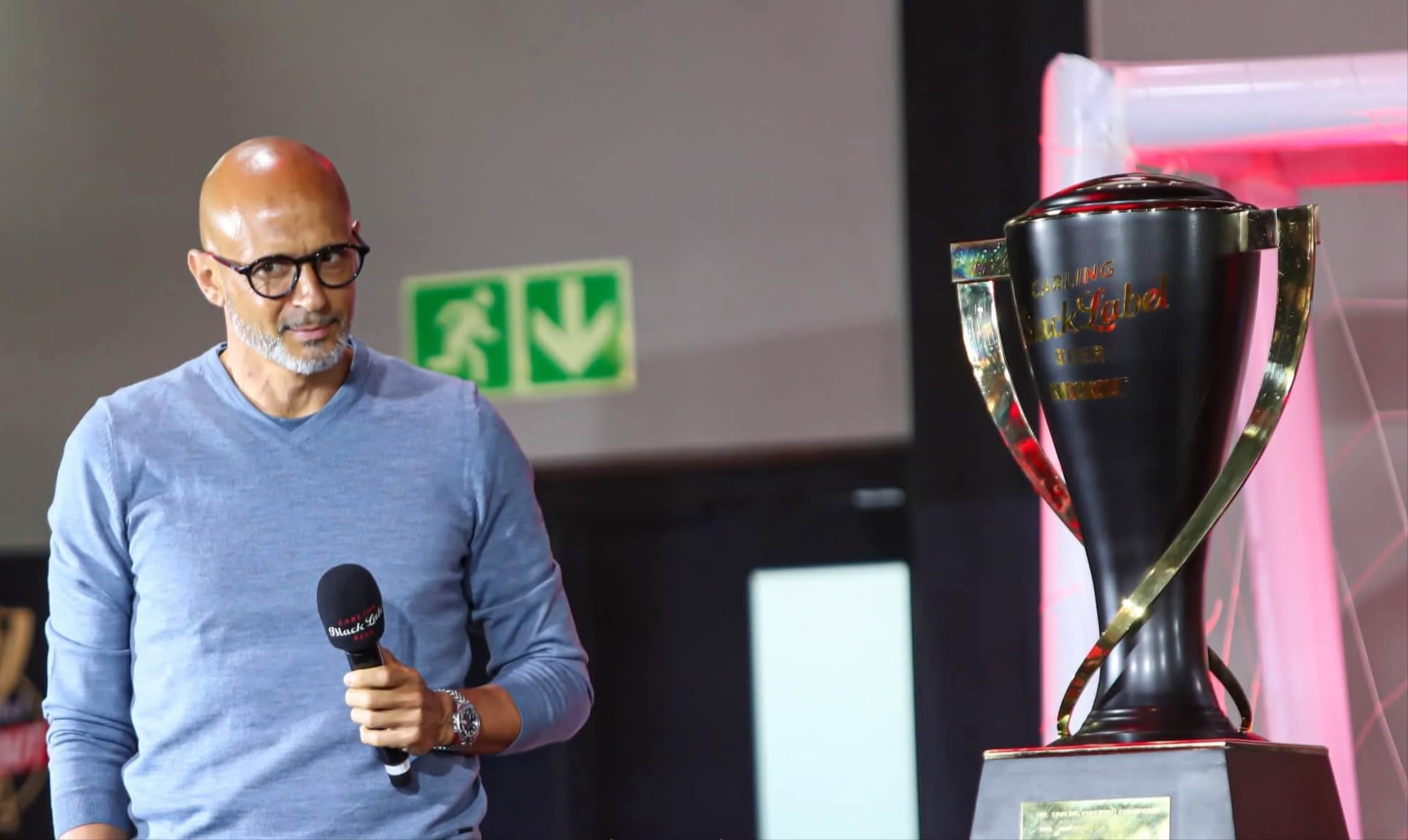 Mamelodi Sundowns coach Miguel Cardoso during the 2026 Carling Knockout Cup draw