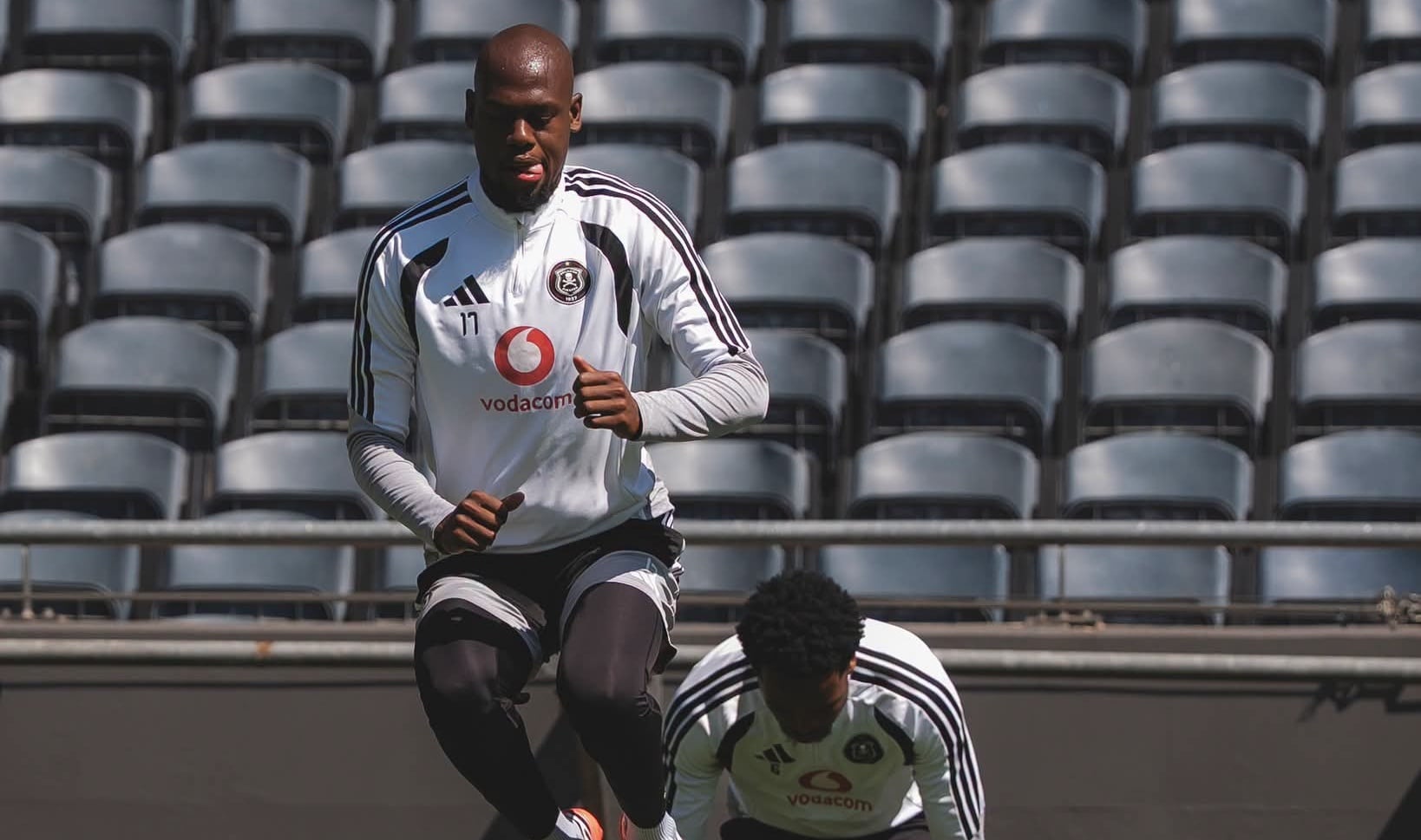Orlando Pirates at full training with Orlando Pirates