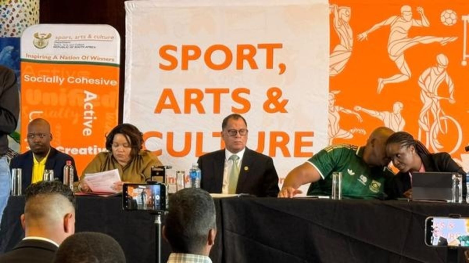 SAFA and Sports Ministry press conference in Pretoria