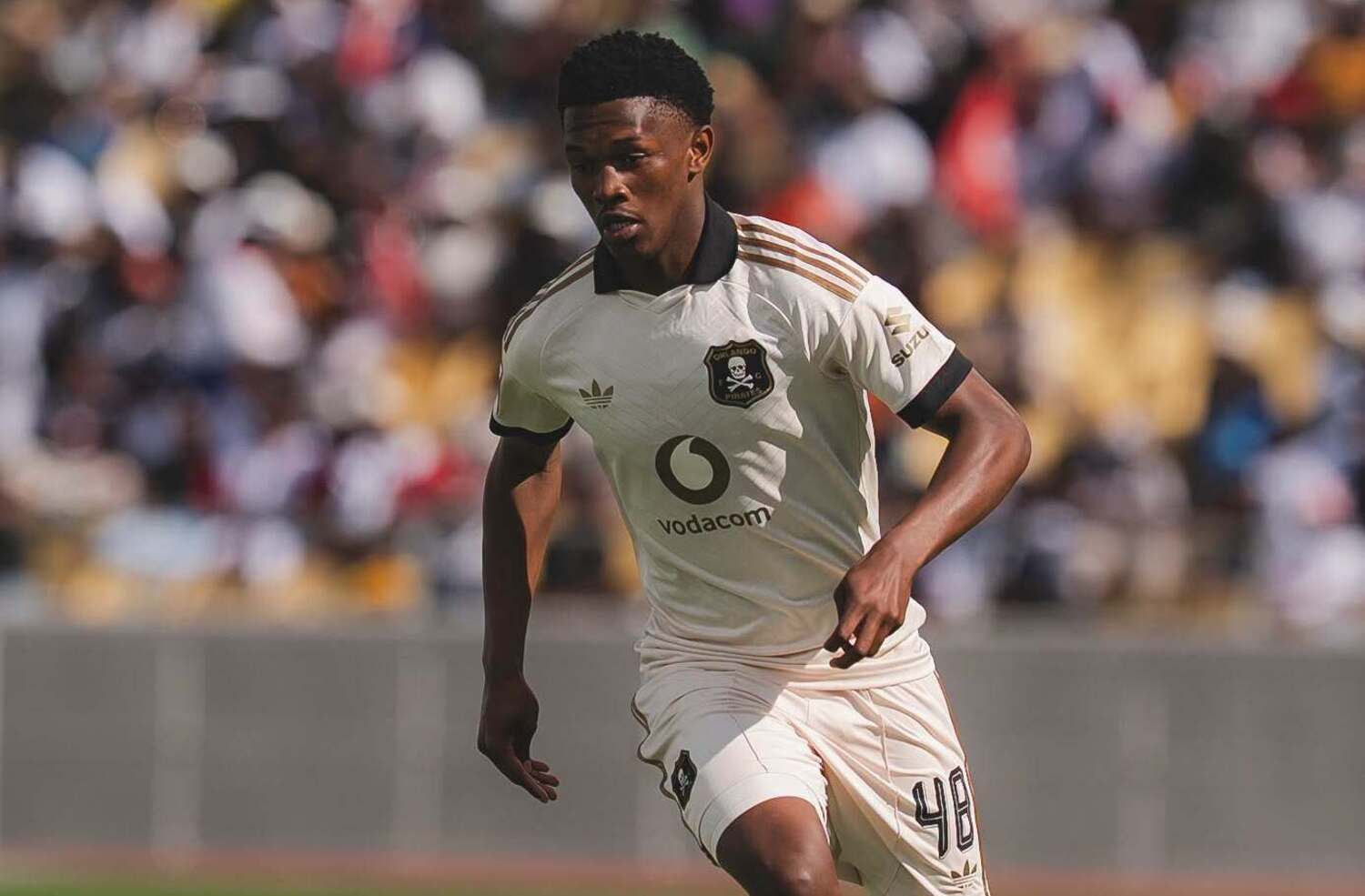 Simpiwe Masilela in action for Orlando Pirates
