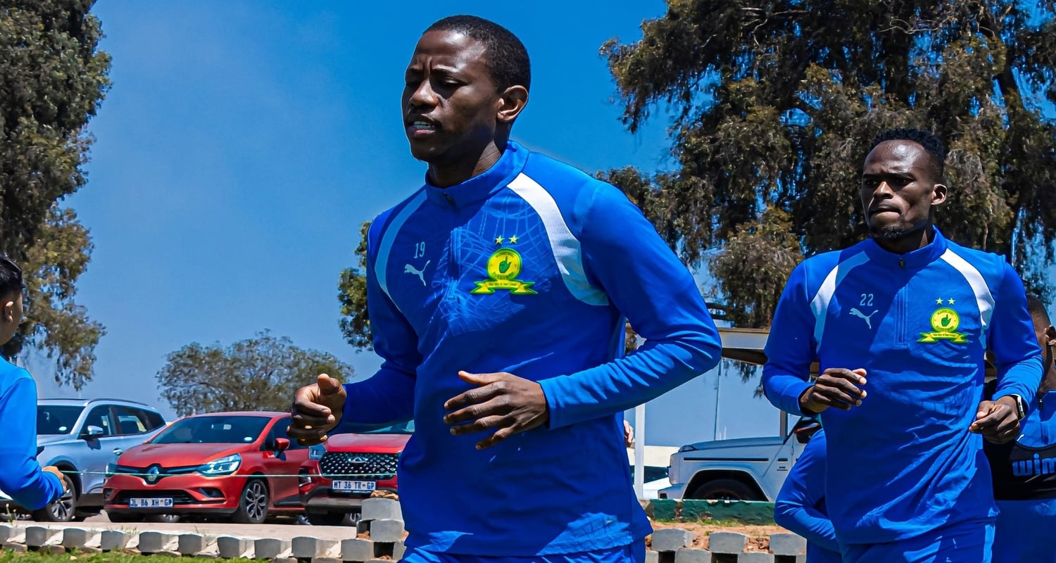 Thabo Cele with Mamelodi Sundowns