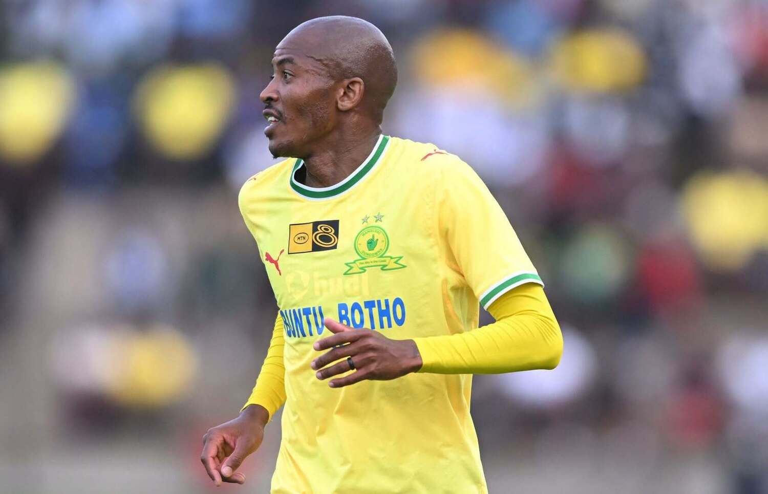 Thapelo Morena in action for Mamelodi Sundowns