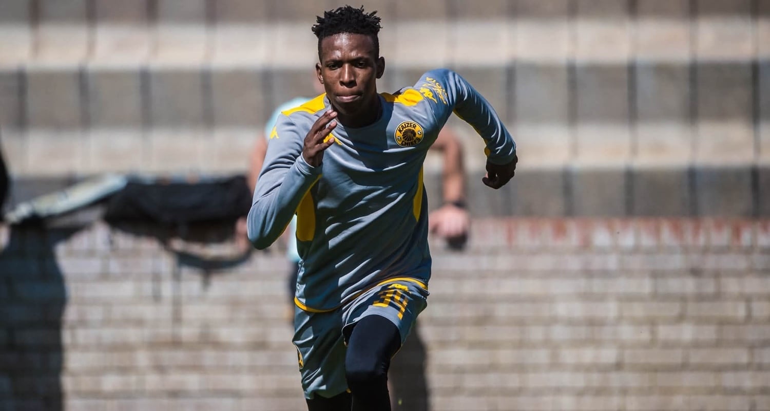 Thulani Mabaso at Kaizer Chiefs training