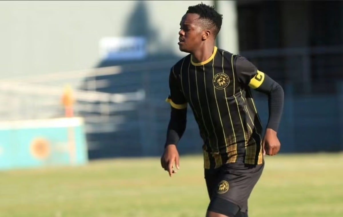 Xolani Cossa during his time at Black Lions FC