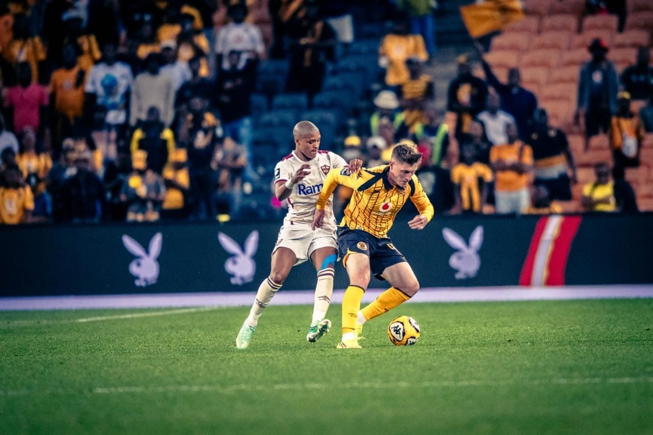 Bradley Cross in action for Kaizer Chiefs against Stellenbosch FC.