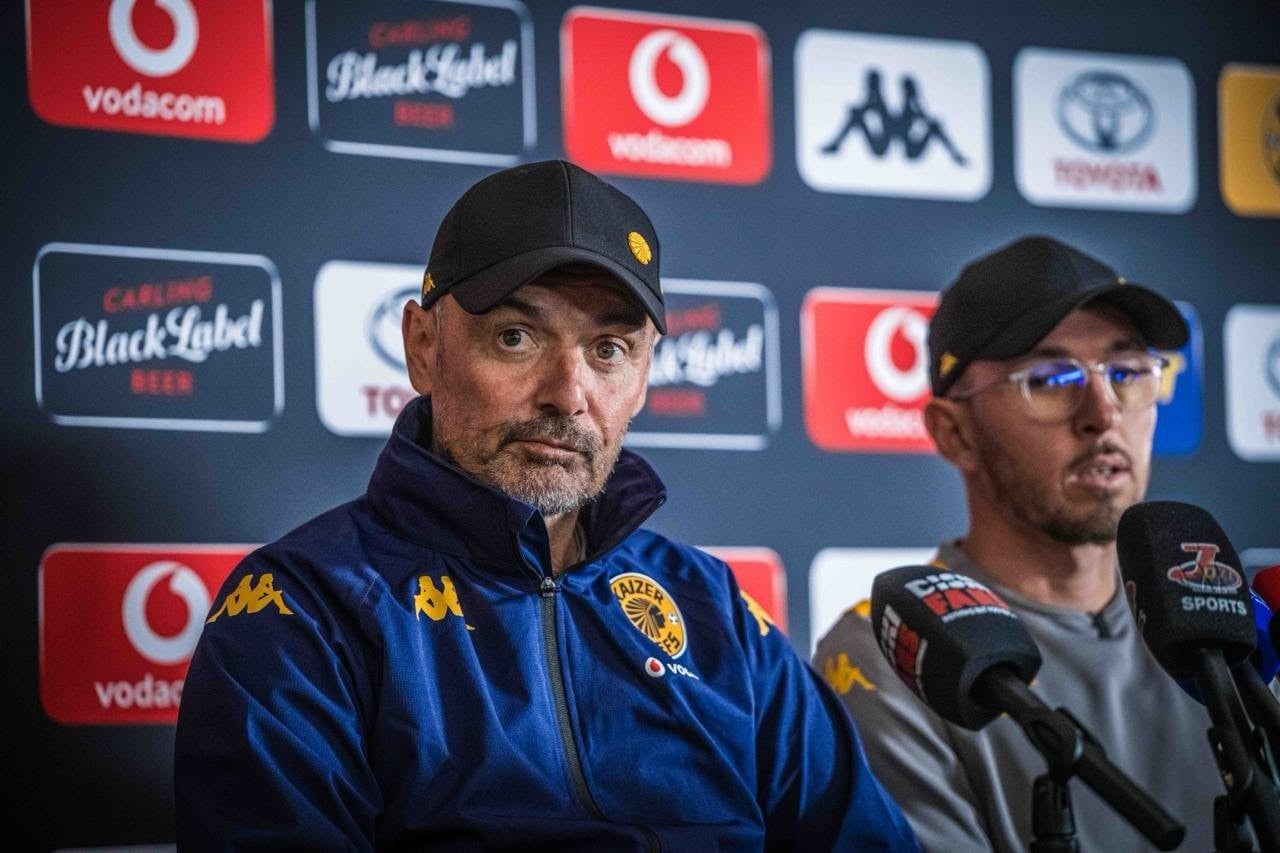 Kaizer Chiefs coach Fernando Da Cruz talking to the media in Naturena. 