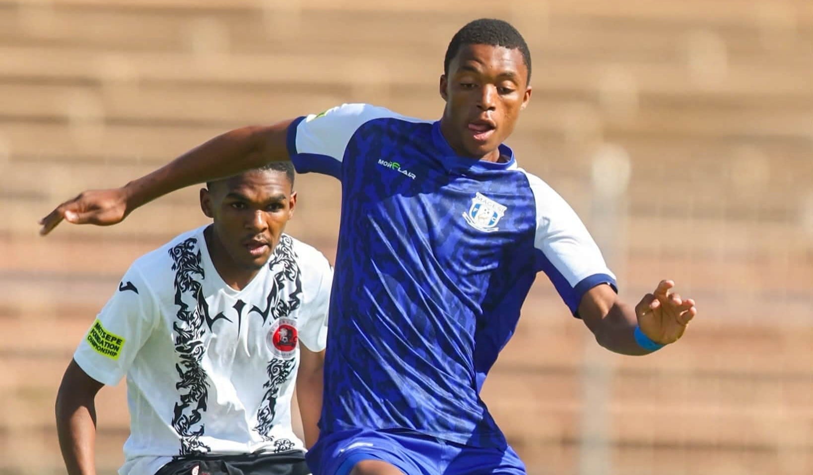 Magesi FC against Northwest University at the old Peter Mokaba Stadium in Polokwane.